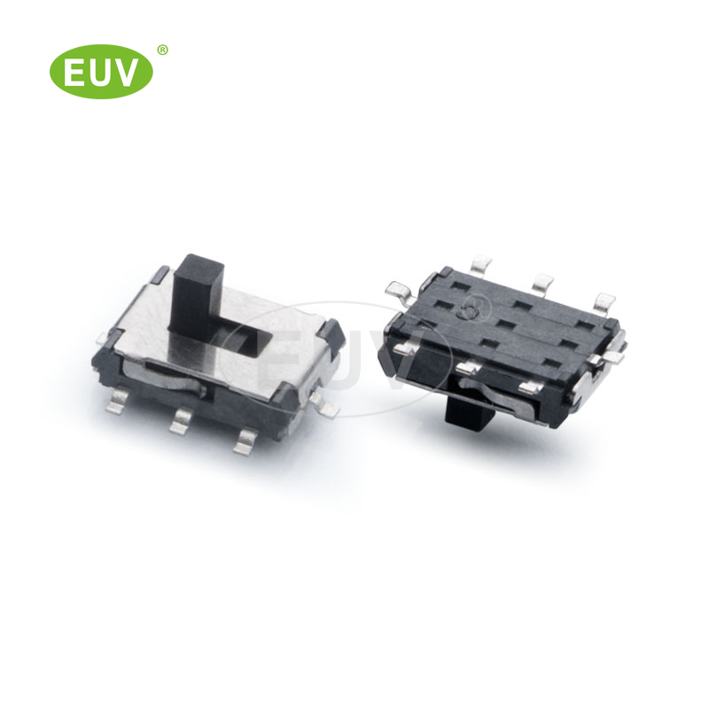 8P 正拔 2P2T 柄高2.5mm 貼片撥動開關
